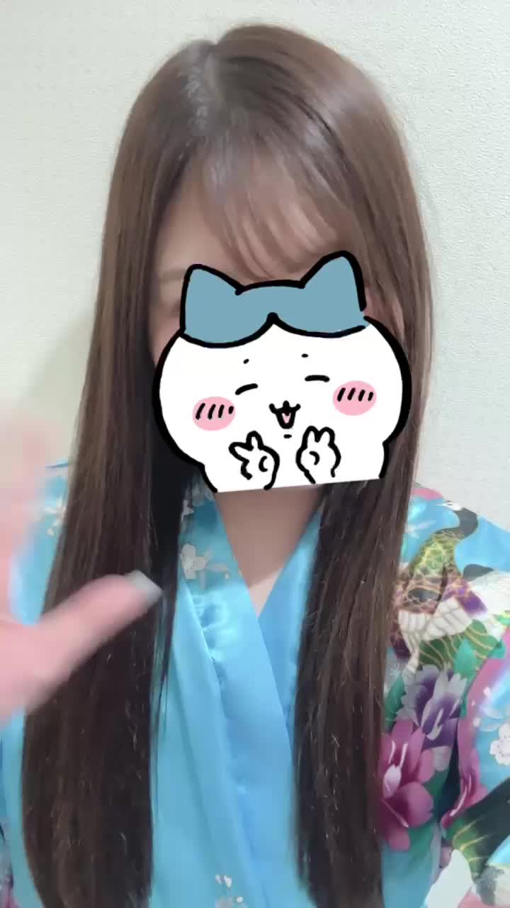 今日は水色の襦袢♡